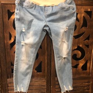 Light Blue Maternity Women's Jeans